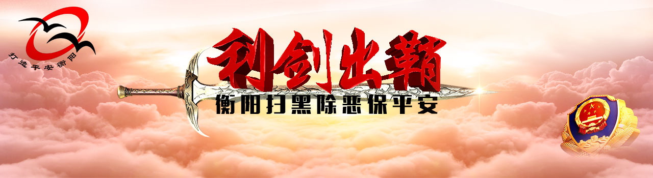 利劍出鞘――衡陽掃黑除惡保平安